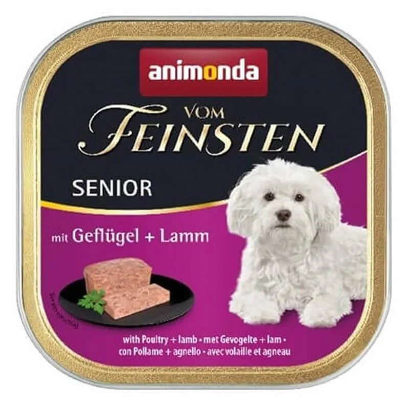 Animonda - Animonda Kümes Hayvanlı Kuzulu Yaşlı Köpek Konservesi 150 Gr