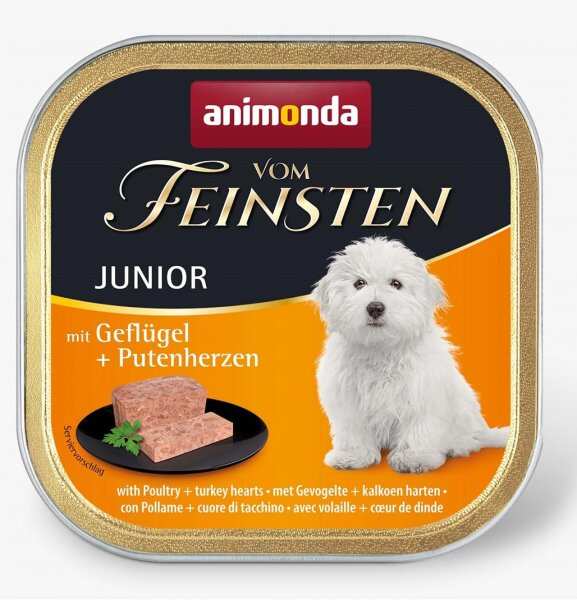 Animonda - Animonda Von Feinsten Kümes Hayvanlı&Hindi Yürekli Yavru Köpek Konservesi 150 Gr.