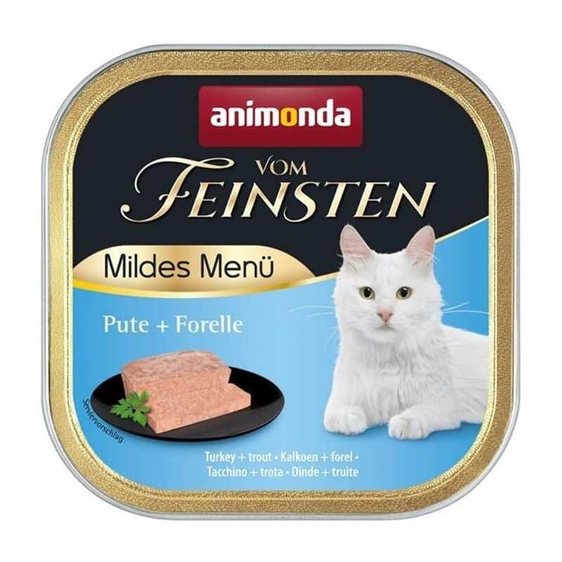 Animonda - Animonda Mildes Menu Hindili Alabalıklı Kedi Konservesi 100 Gr