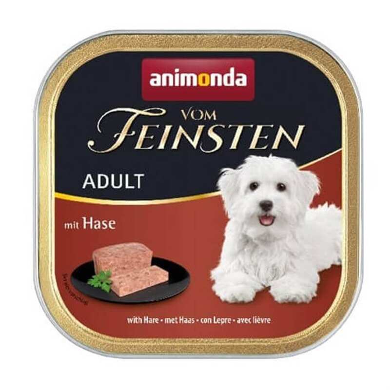 Animonda - Animonda Vom Feinsten Tavşan Etli Köpek Konservesi 150 Gr