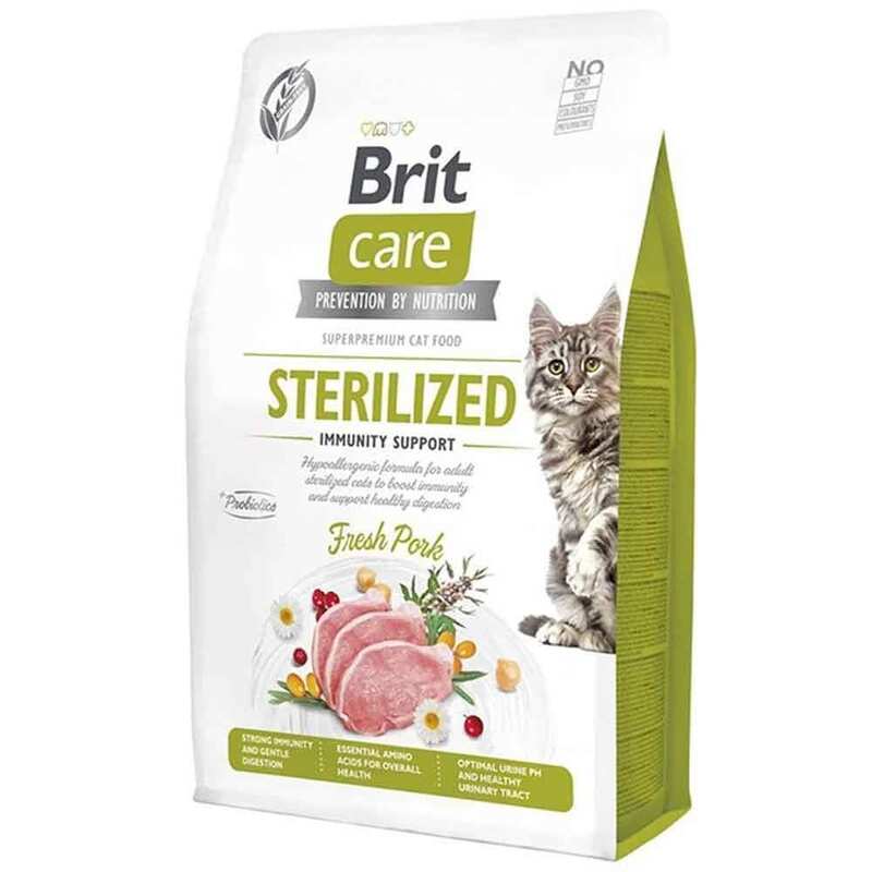 Brit Care - Brit Care Grain-Free Sterilized Immunity Support Kısırlaştırılmış Yetişkin Kedi Maması 2kg