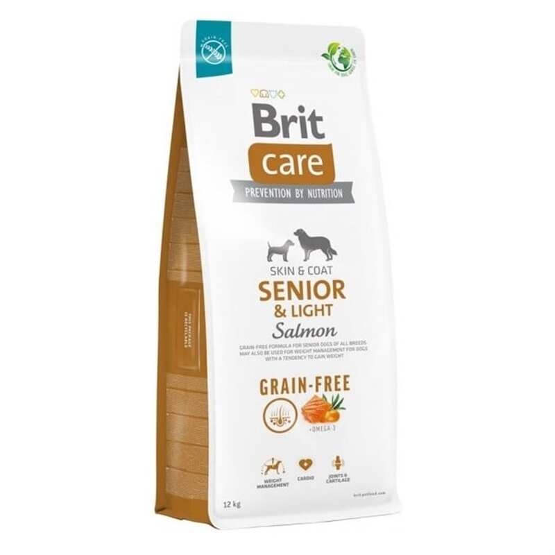 Brit Care - Brit Care Light Tahılsız Somonlu Patatesli Yaşlı Köpek Maması 12 Kg