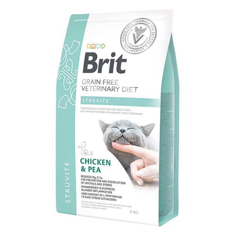 Brit Care - BRIT GF VETERINARY DIETS CAT STRUVITE TAVUK BEZELYE 2 KG