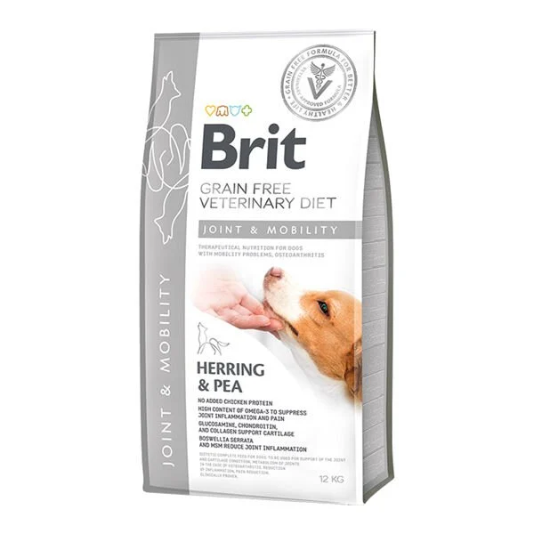 Brit Care - BRİT VETERİNARY DİET JOİNT MOBİLİTY RİNGA BALIKLI TAHILSIZ KÖPEK MAMASI 12 KG