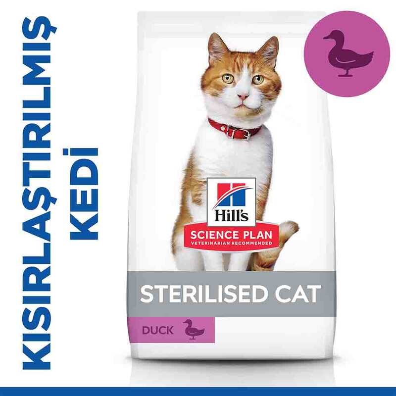 Hills - Hills Sterilised Ördekli Kısırlaştırılmış Kedi Maması 10 Kg.