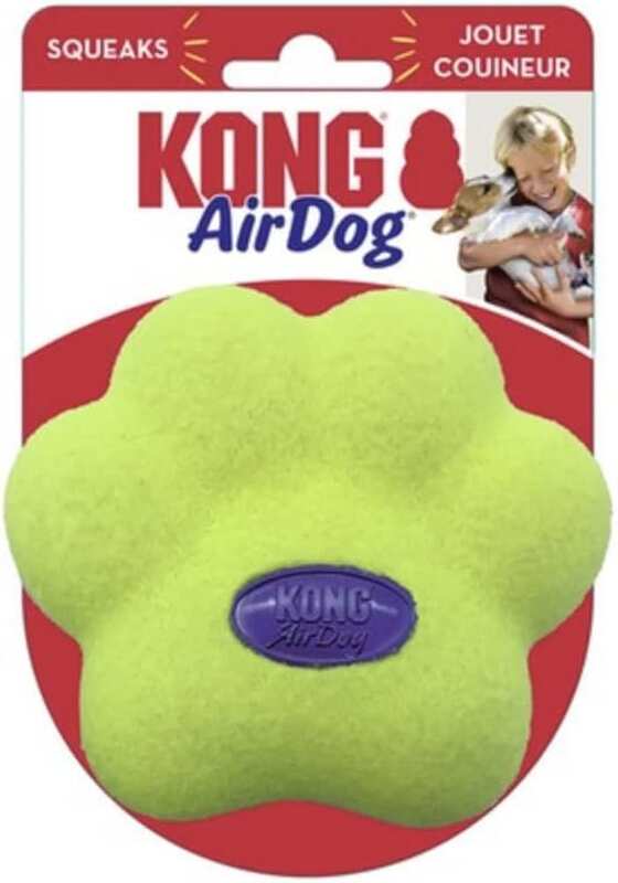 Kong - KONG AirDog Pati Şeklinde Sesli Köpek Oyuncağı M