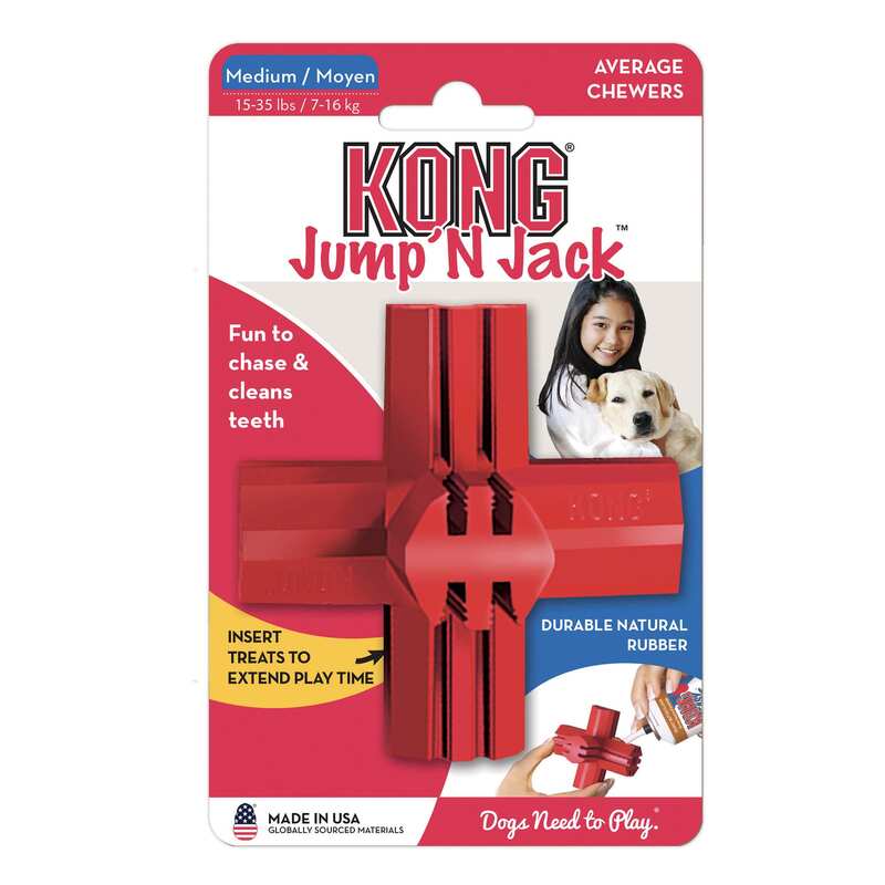 Kong - KONG Jump'N Jack Köpekler için Isırma Oyuncağı Medium