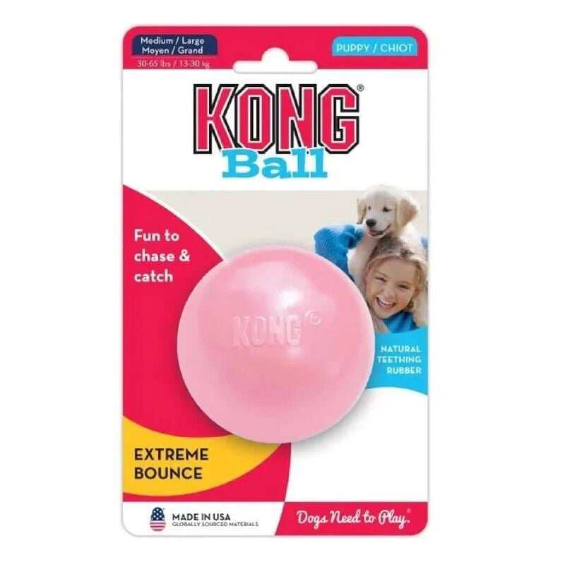 Kong - KONG Puppy Ball Delikli Top Köpek Oyuncağı Medum/Large