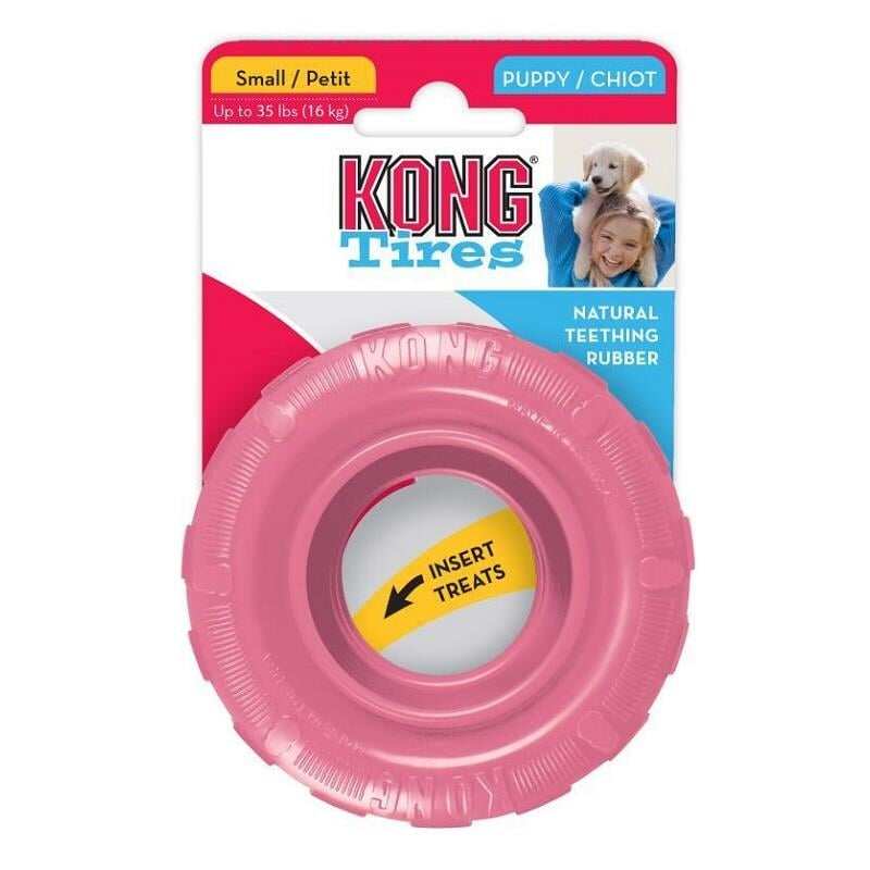 Kong - KONG Puppy Tires Tekerlek Yavru Köpek Oyuncağı