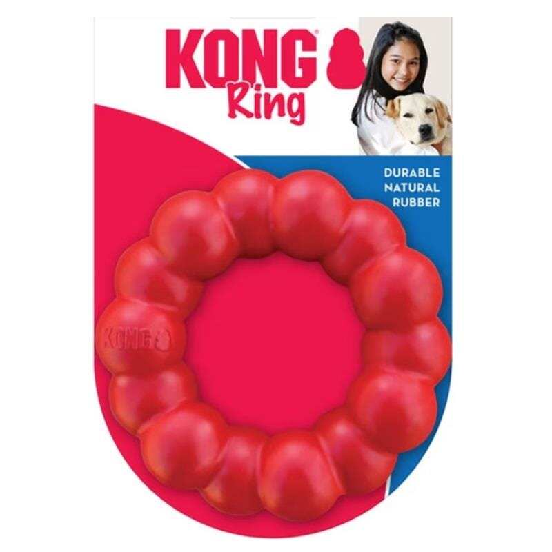 Kong - KONG Ring Yüzük Şeklinde Isırma Oyuncağı L/G