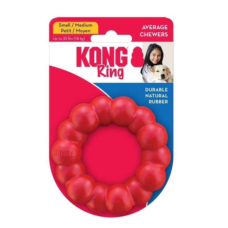 Kong - KONG Ring Yüzük Şeklinde Isırma Oyuncağı S/M