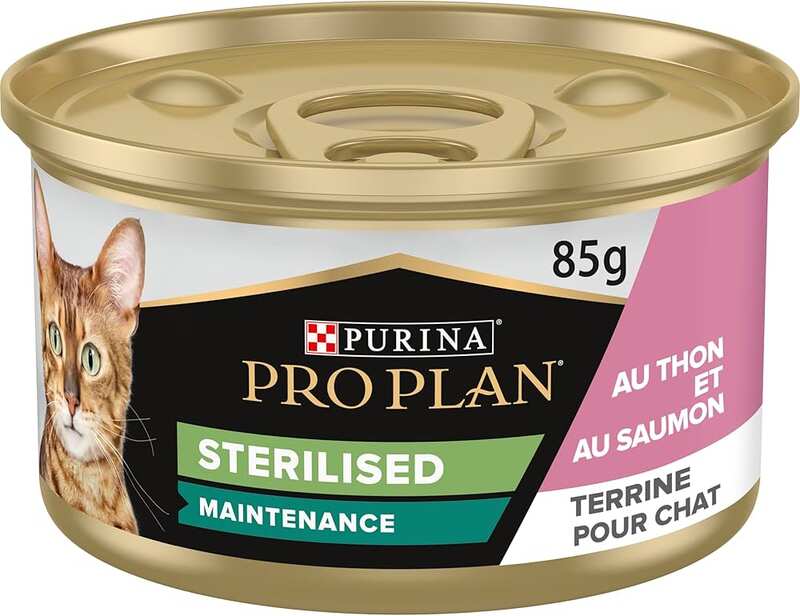 Pro Plan - Pro Plan Somonlu ve Ton Balıklı Kısırlaştırılmış Kedi Konservesi 85gr