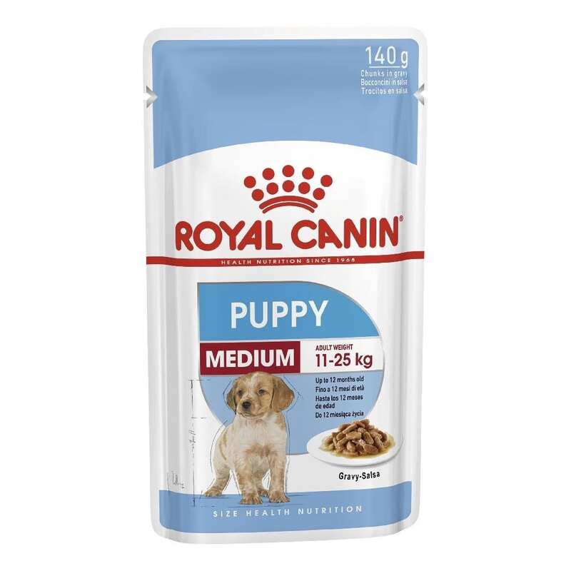 Royal Canın - Royal Canin Orta Irklar için Yavru Yaş Köpek Maması 140g