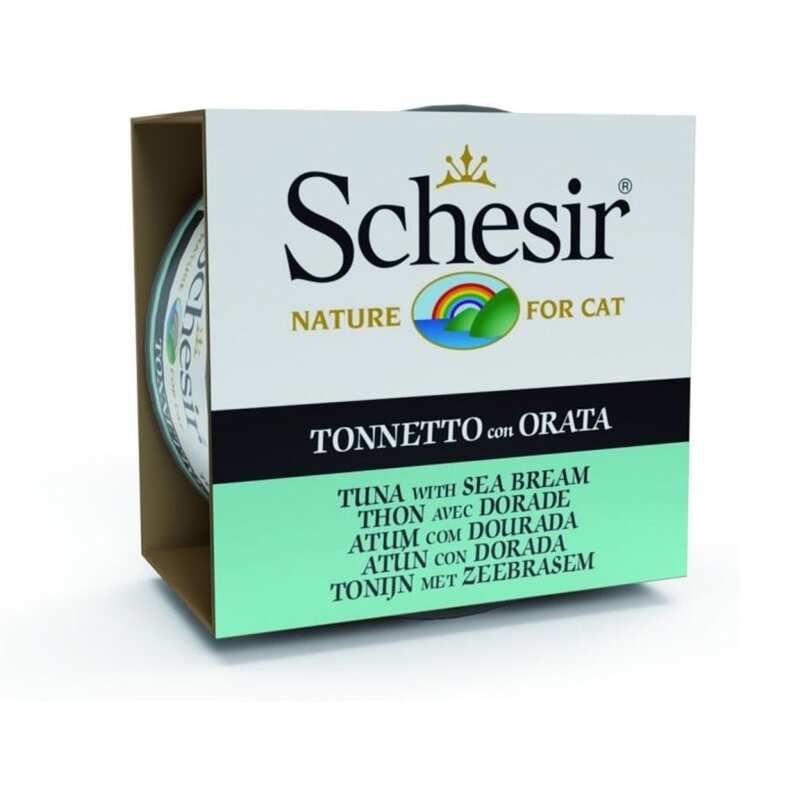 Schesir - Schesir Ton Balığı ve Çipuralı Jöleli Kedi Konservesi 85 Gr