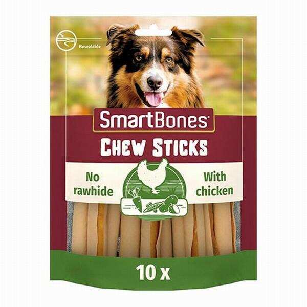 Smartbones - Smart Bones Tavuklu Sticks Köpek Ödülü 10lu 200 Gr